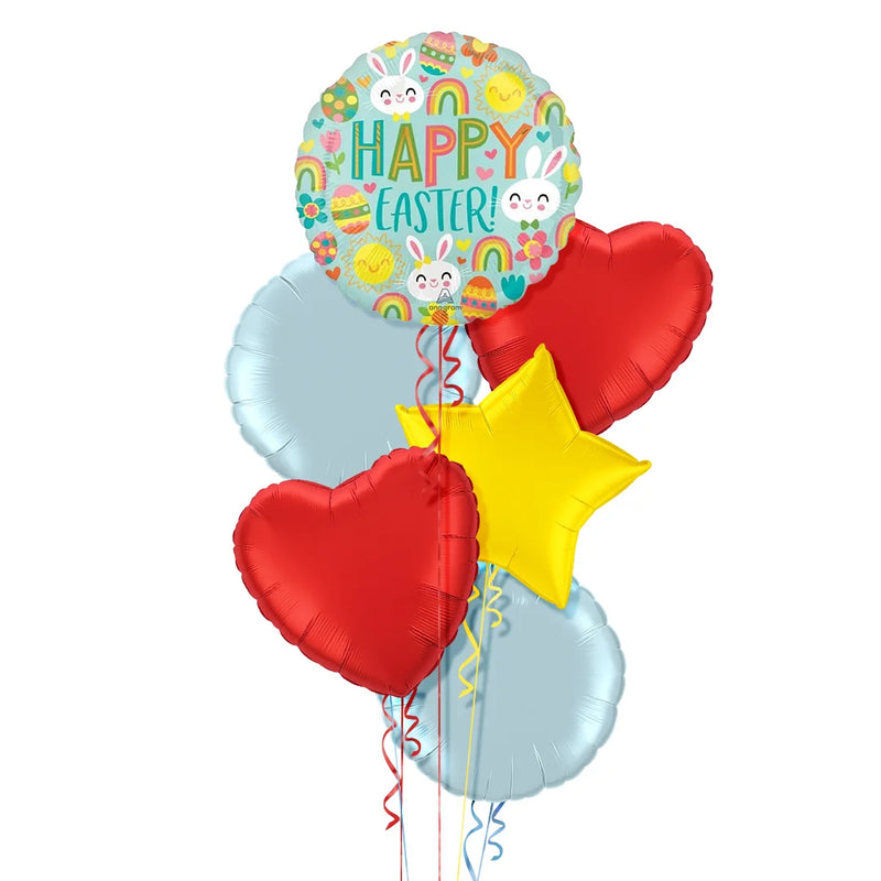 Happy Easter Themed Balloon Bouquet