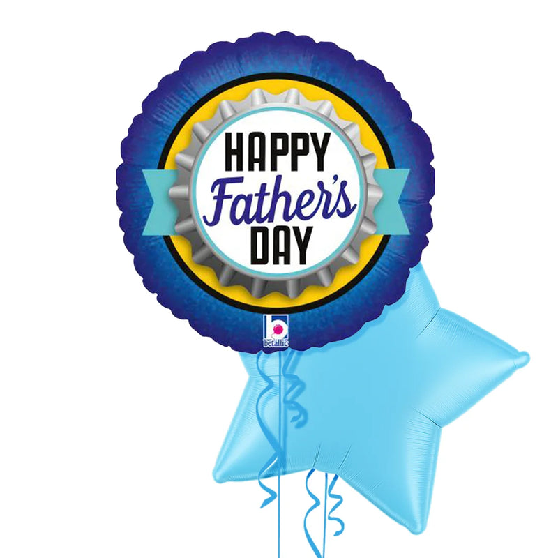 Happy Father's Day Blue Balloon Bouquet