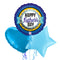 Happy Father's Day Blue Balloon Bouquet