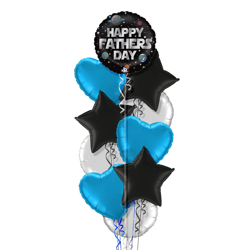 Happy Father's Day Galaxy Balloon Bouquet