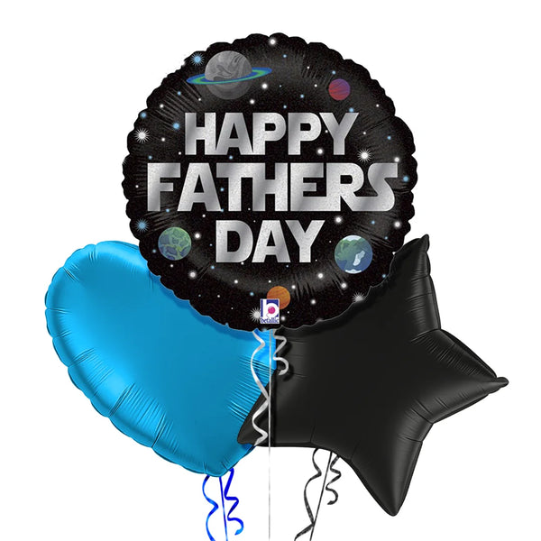 Happy Father's Day Galaxy Balloon Bouquet