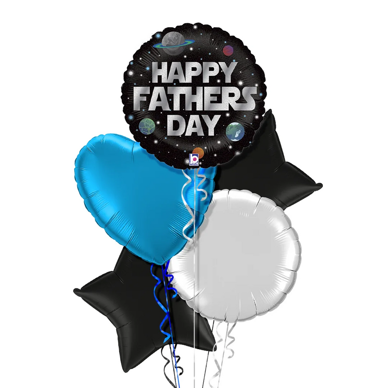 Happy Father's Day Galaxy Balloon Bouquet