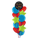 Happy Graduation Colourful Balloon Bouquet
