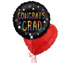 Happy Graduation Colourful Balloon Bouquet