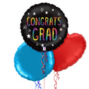 Happy Graduation Colourful Balloon Bouquet