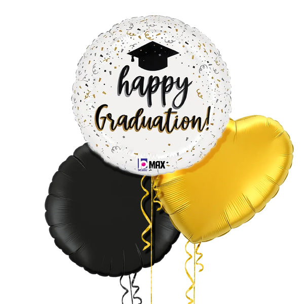 Happy Graduation Confetti Balloon Bouquet