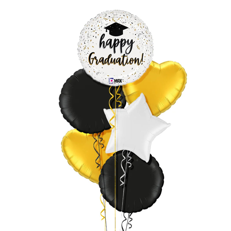 Happy Graduation Confetti Balloon Bouquet
