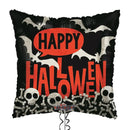Happy Halloween Black and Red Balloon Bouquet