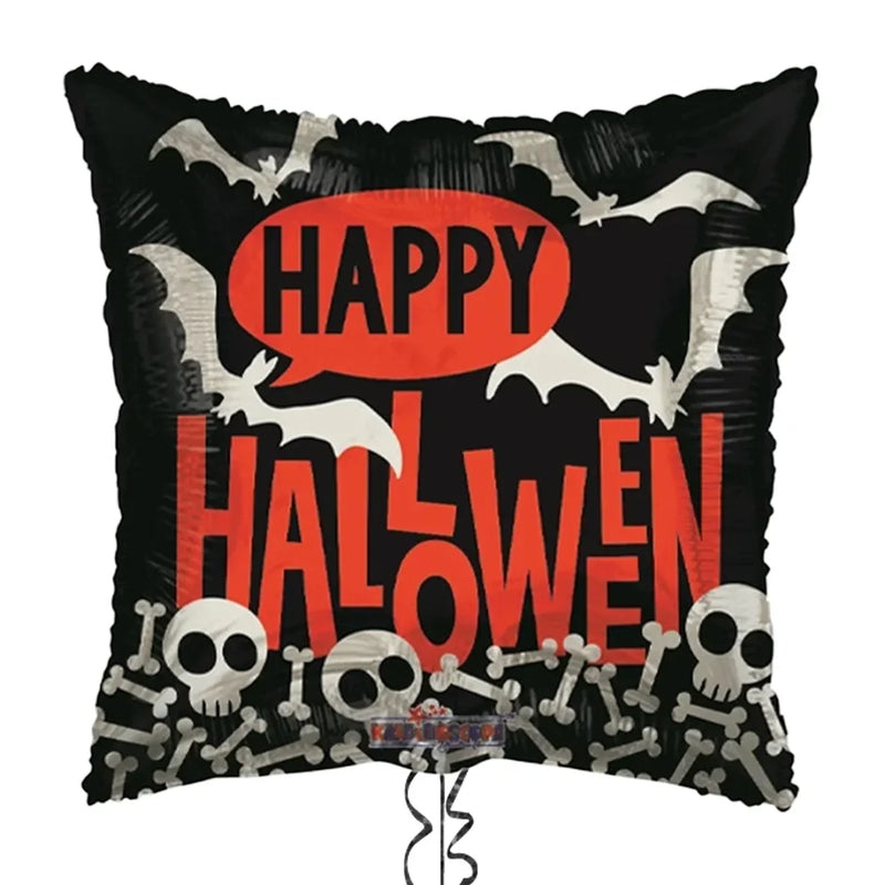 Happy Halloween Black and Red Balloon Bouquet
