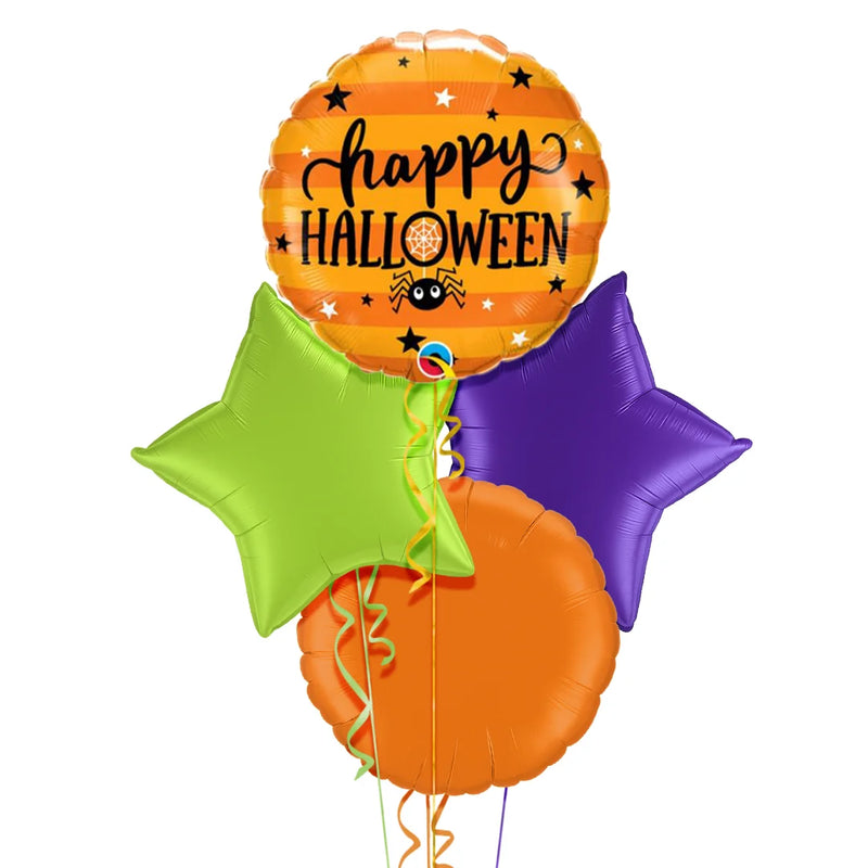 Happy Halloween Spider Balloon Bouquet