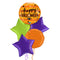 Happy Halloween Spider Balloon Bouquet