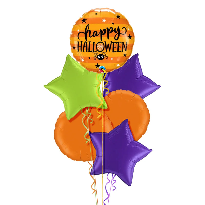 Happy Halloween Spider Balloon Bouquet
