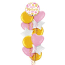 Happy Mother’s Day Pink and Gold Balloon Bouquet