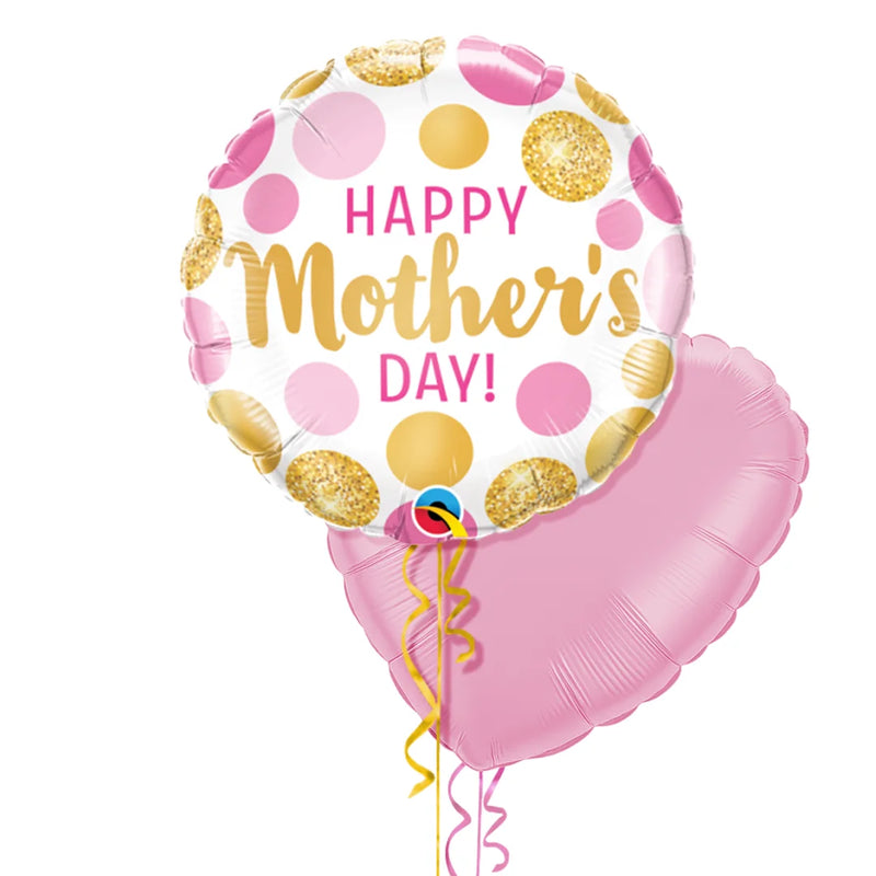 Happy Mother’s Day Pink and Gold Balloon Bouquet