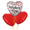 Happy Mothers Day Hearts Balloon Bouquet
