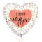 Happy Mothers Day Rose Gold Heart Balloon Bouquet