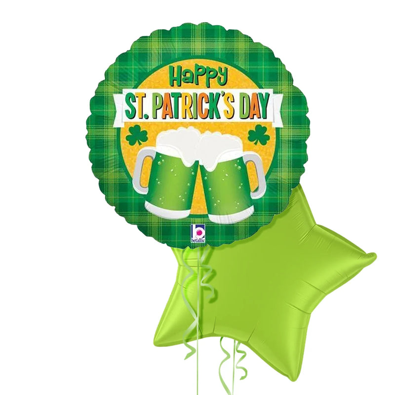 Happy St. Patrick's Day Beer Themed Balloon Bouquet