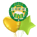 Happy St. Patrick's Day Beer Themed Balloon Bouquet