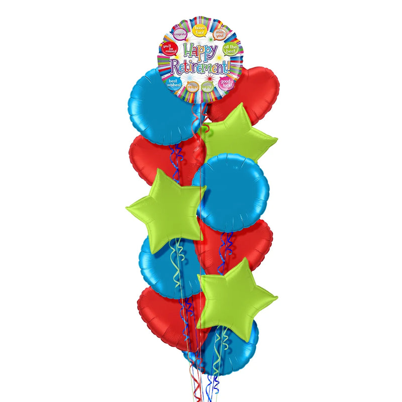 Happy Retirement and Special Messages Balloon Bouquet