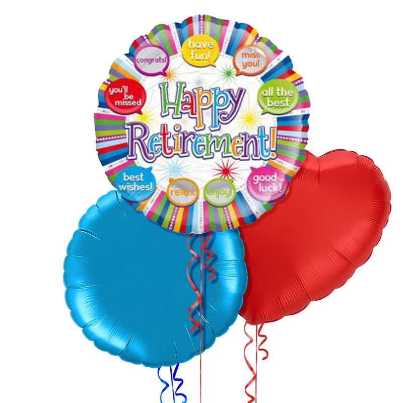 Happy Retirement and Special Messages Balloon Bouquet