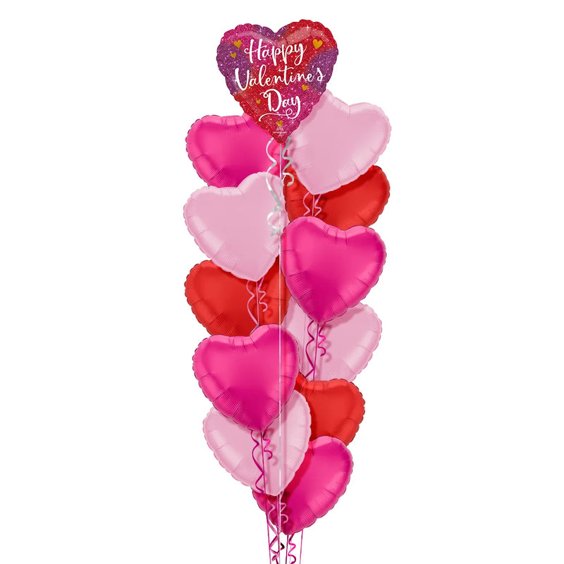 Happy Valentine's Day Balloon Bouquet
