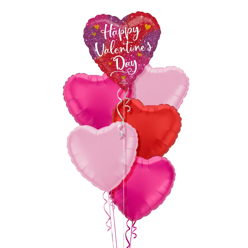 Happy Valentine's Day Balloon Bouquet