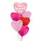 Happy Valentine's Pretty Pink Balloon Bouquet