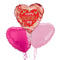 Happy Valentine's Day Swirls Balloon Bouquet