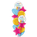 Happy Easter Bunnies Balloon Bouquet