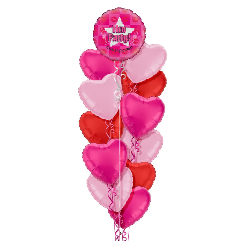 Hen Night Party Foil Balloon Bouquet