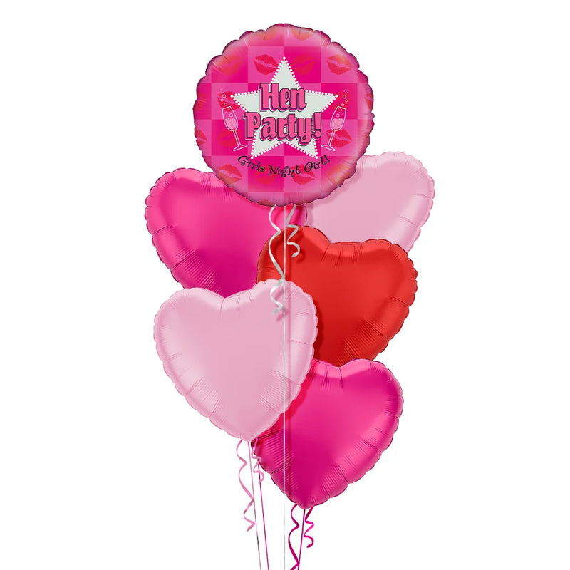 Hen Night Party Foil Balloon Bouquet