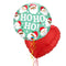 Ho Ho Ho Merry Christmas Santa Balloon Bouquet