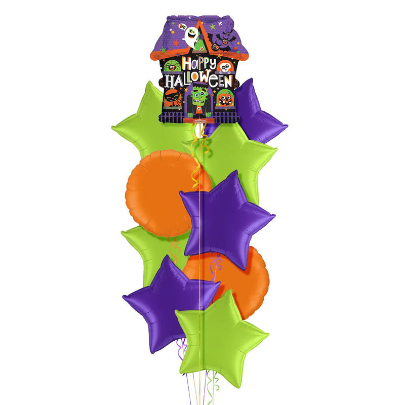 House of Scary Halloween Balloon Bouquet