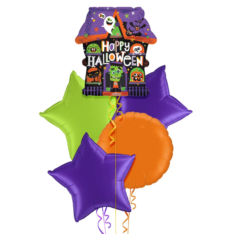 House of Scary Halloween Balloon Bouquet