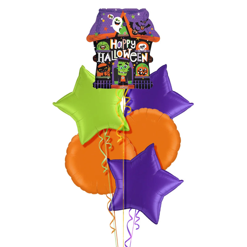 House of Scary Halloween Balloon Bouquet