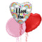 I Love You Rainbow Themed Balloon Bouquet