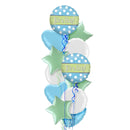 It's a Boy Dots Balloon Bouquet