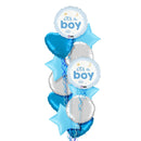It's a Boy Stars and Moon Balloon Bouquet