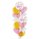 It's a Girl Flowers Balloon Bouquet
