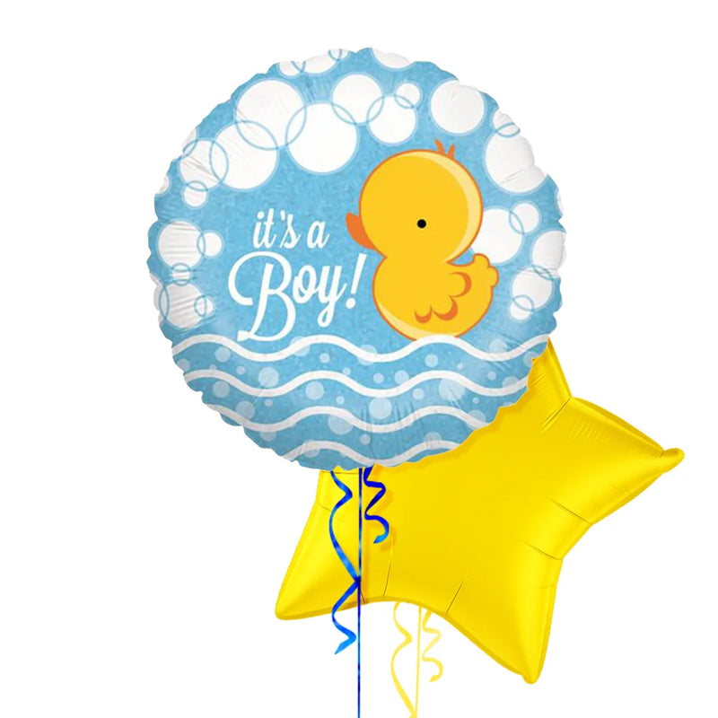It's a Boy Cute Duck Balloon Bouquet
