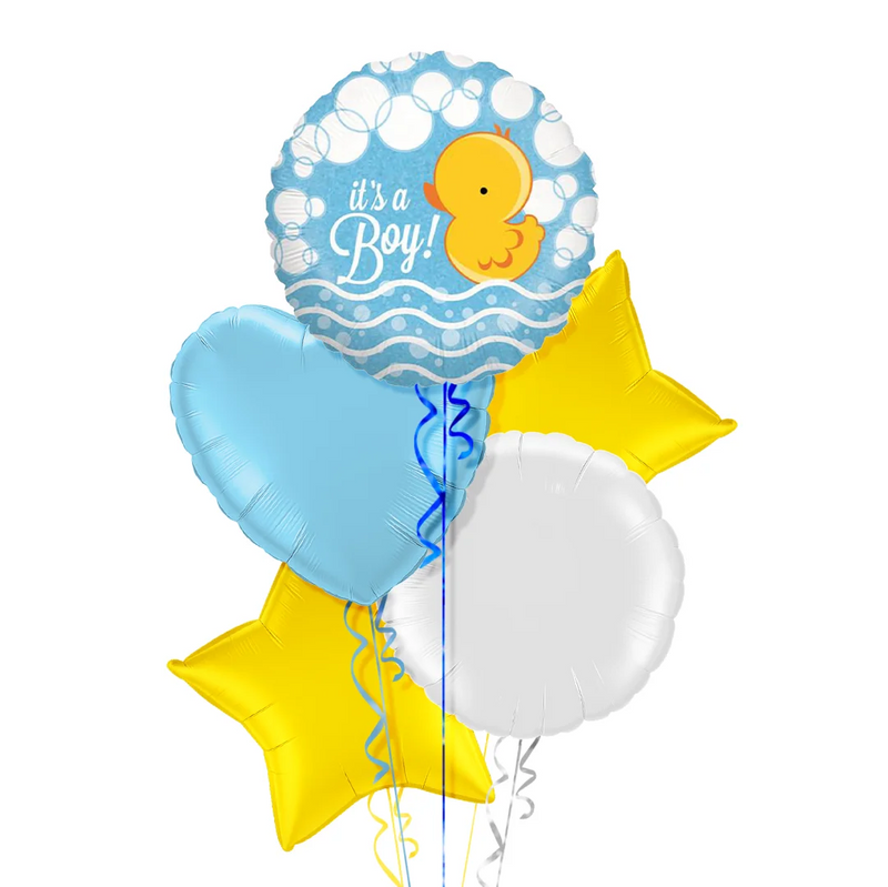 It's a Boy Cute Duck Balloon Bouquet