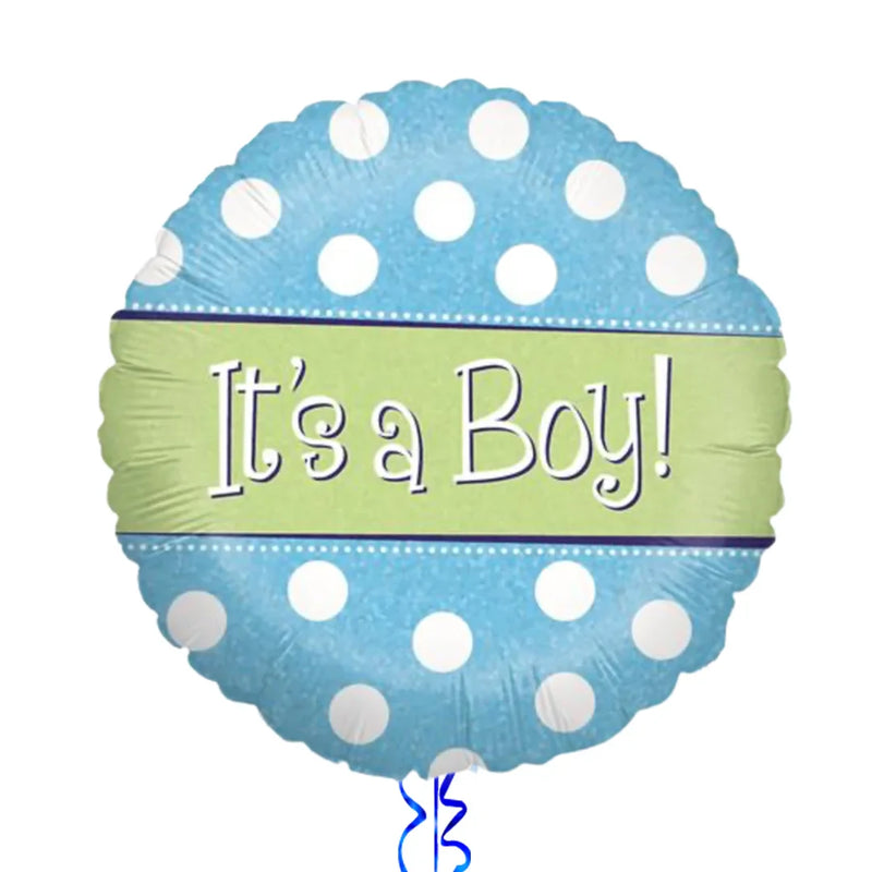 It's a Boy Dots Balloon Bouquet