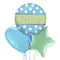 It's a Boy Dots Balloon Bouquet