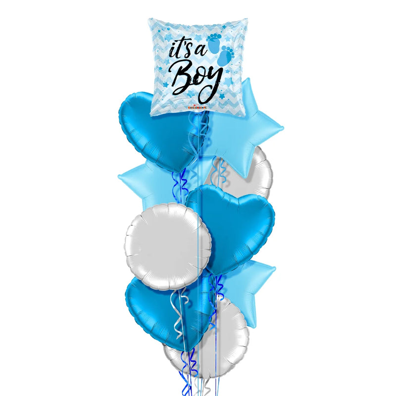It's a Boy Little Feet Balloon Bouquet