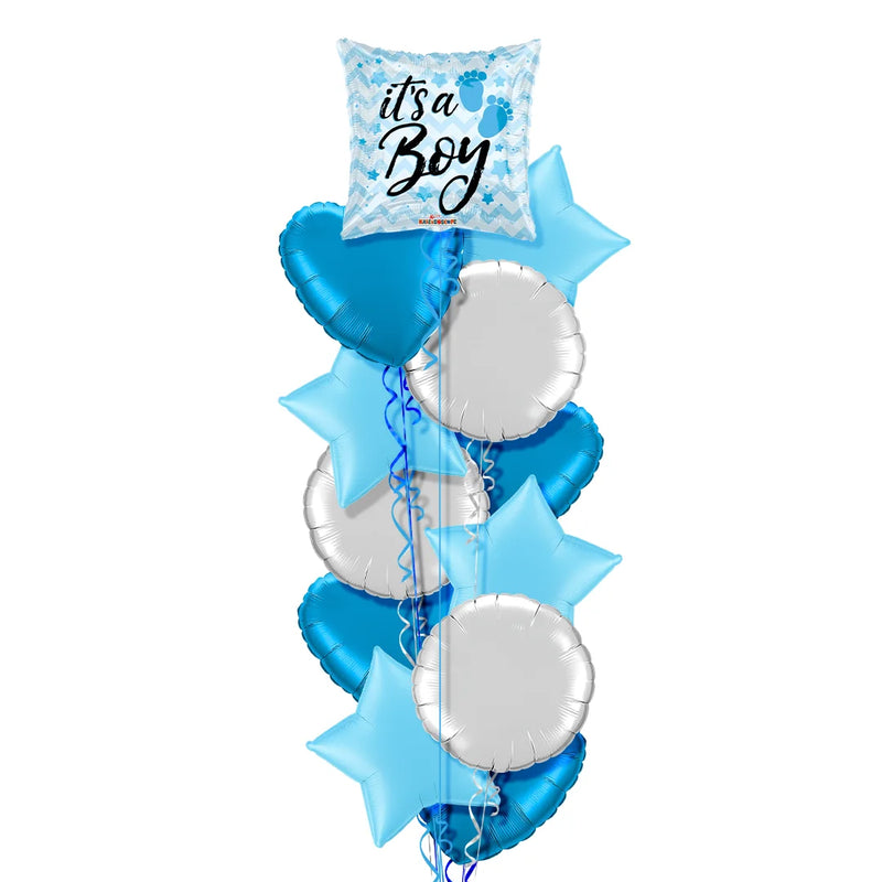 It's a Boy Little Feet Balloon Bouquet