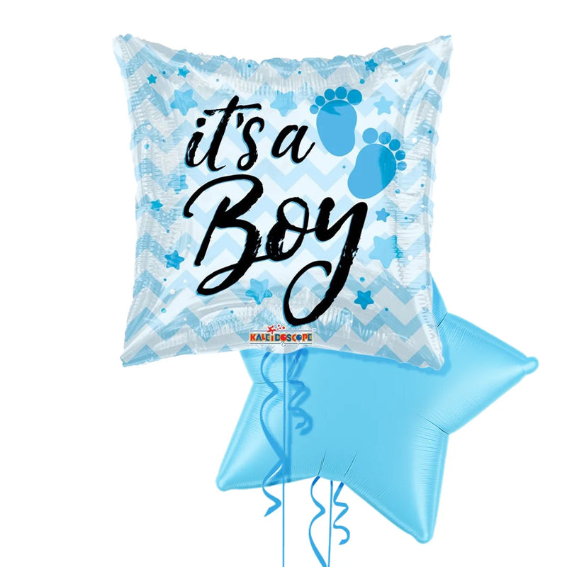 It's a Boy Little Feet Balloon Bouquet