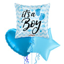 It's a Boy Little Feet Balloon Bouquet
