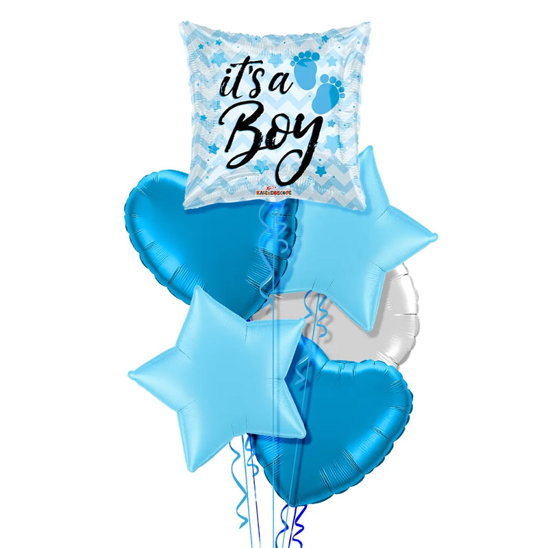 It's a Boy Little Feet Balloon Bouquet