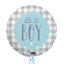 It's a Boy Pattern Balloon Bouquet