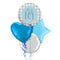 It's a Boy Pattern Balloon Bouquet